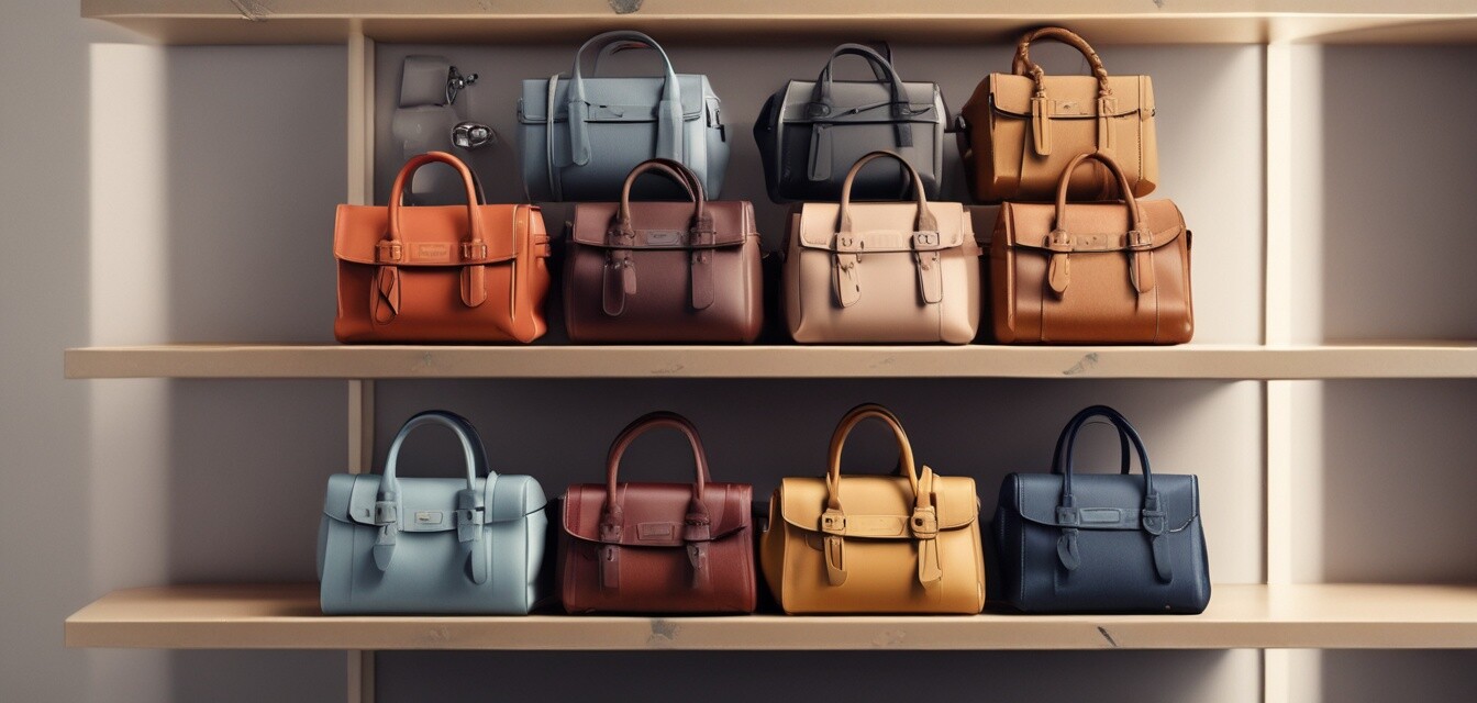 Handbags stored properly to maintain quality