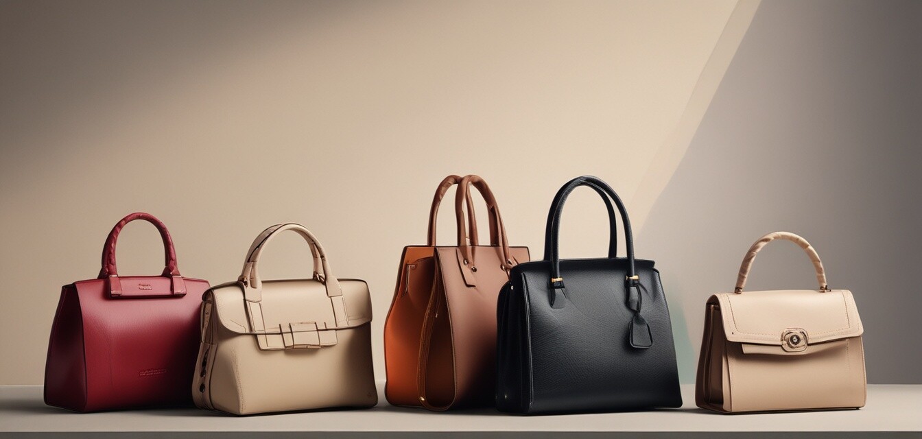 Image of limited edition designer handbag collection