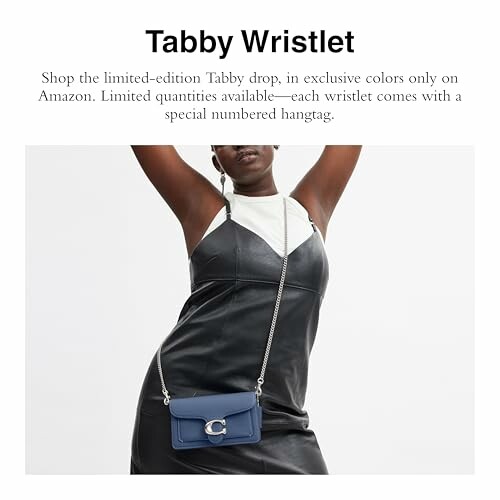 COACH Polished Pebble Tabby Wristlet